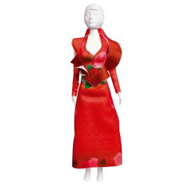 Stroomopwaarts Allerlei soorten Haalbaarheid Dress Your Doll Zelf Barbiekleren Mary red roses pn-0164647 | C.R. Couture